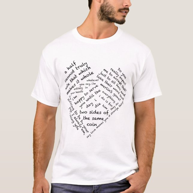 Quotes Of The Heart - Merthur T-Shirt (Front)