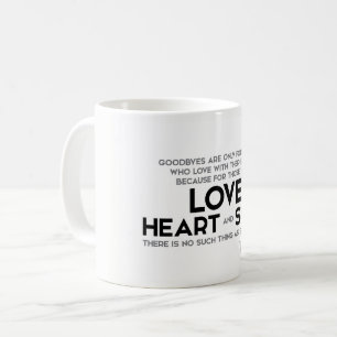QUOTES: Rumi: Goodbyes, separation Coffee Mug