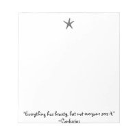 Quotes To Inspire:"Everything.."~Confucius-Notepad