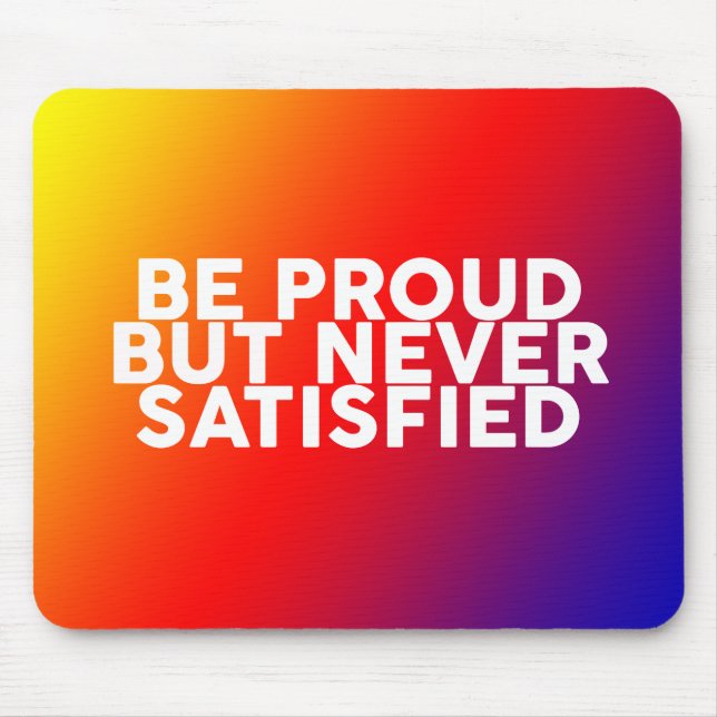 Quotes to motivate and inspire wisdom mouse mat (Front)