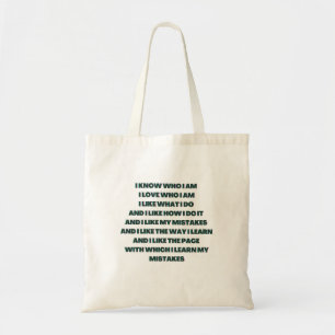 Quotes Tote Bag