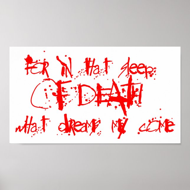 Quoth Hamlet Poster (Front)