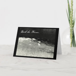 "Quoth the Raven" Halloween Card