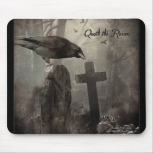 Quoth the Raven Mouse Mat