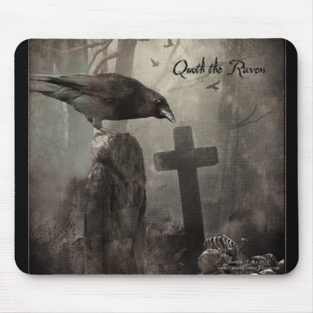 Quoth the Raven Mouse Mat (Front)
