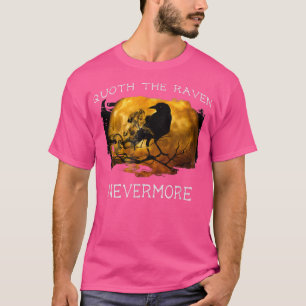 Quoth the Raven Nevermore Halloween T Shirt Spooky