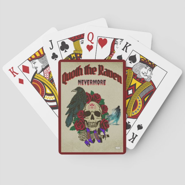 Quoth the Raven, Nevermore Playing Cards (Back)