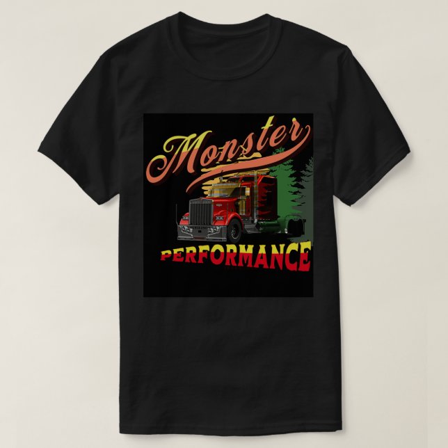 quotMonster Carquot as a Nice Gift for the Dads T-Shirt (Design Front)