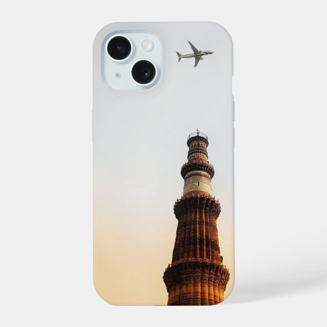 Qutub minar  iPhone 15 case (Back)