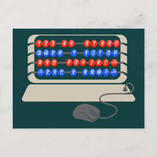 QWERTY B.C. POSTCARD