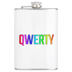 QWERTY HIP FLASK
