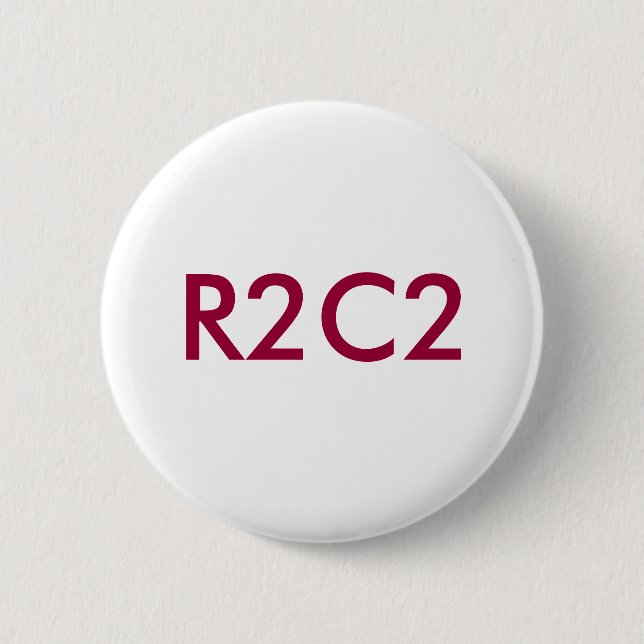 R2C2 6 CM ROUND BADGE (Front)