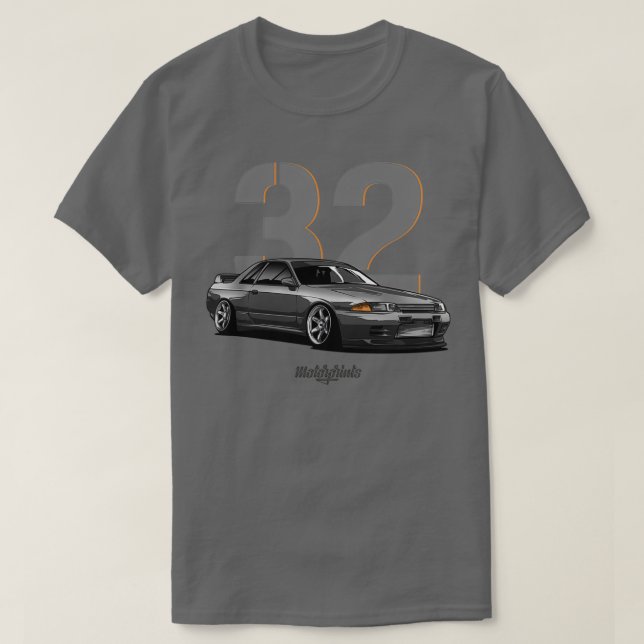 R32 GTR grayTShirt T-Shirt (Design Front)