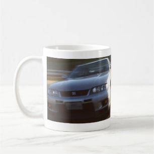 R33 GT-R on Fuji International Speedway old course Coffee Mug