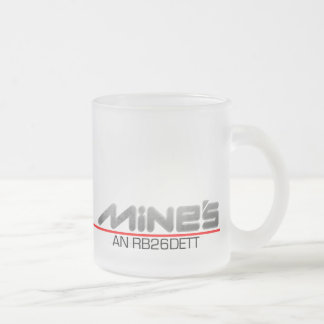 R33 Nissan Skyline GT-R parody Frosted Glass Coffee Mug