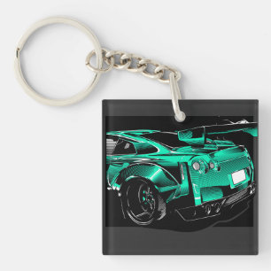 R35 GTR GREEN BEAST KEY RING