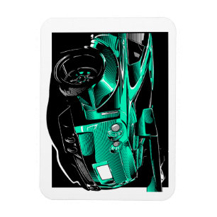 R35 GTR GREEN BEAST MAGNET