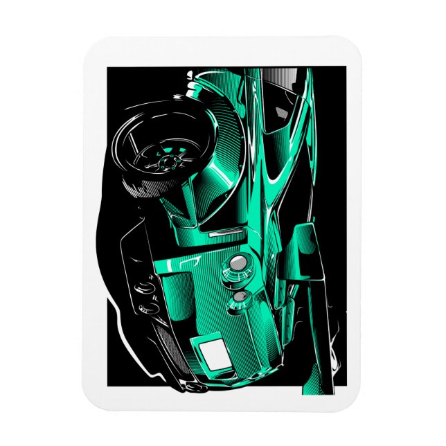 R35 GTR GREEN BEAST MAGNET (Vertical)
