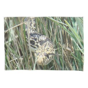 R4 Bull Snake in the Grass Pillowcase