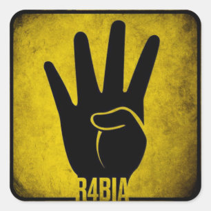 R4BIA SQUARE STICKER