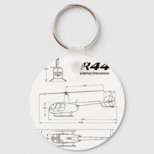 R-44 Robinson Key Ring