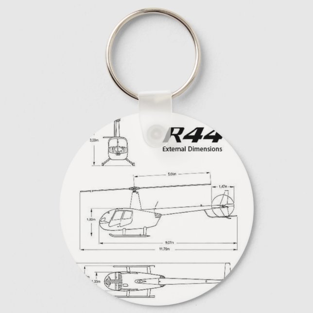 R-44 Robinson Key Ring (Front)