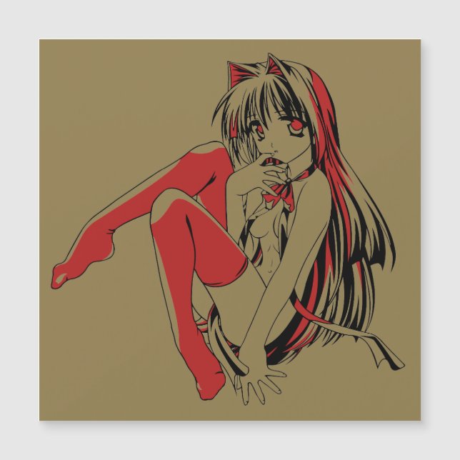 R & B Manga, Neko Catgirl Furry Loli Anime (Front)