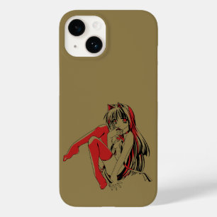 R & B Manga, Neko Catgirl Furry Loli Anime Case-Mate iPhone 14 Case