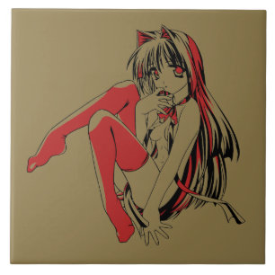 R & B Manga, Neko Catgirl Furry Loli Anime Tile