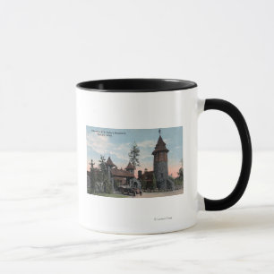 R B Porter Residence Entrance View Mug