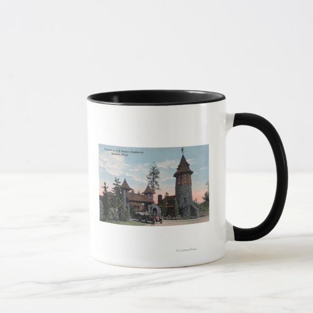 R B Porter Residence Entrance View Mug (Right)