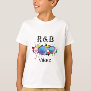 R&B Vibez Graphic T-Shirt Colourful Music Aesthe