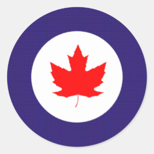 R.C.A.F. 40's -50's roundell Classic Round Sticker