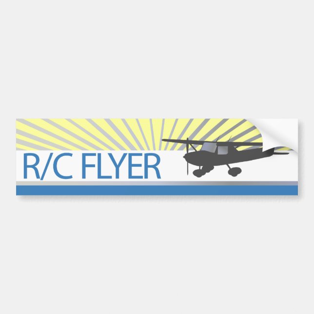R/C Flyer Bumper Sticker (Front)
