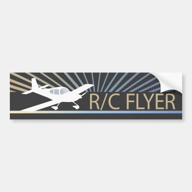 R/C Flyer Bumper Sticker (Front)