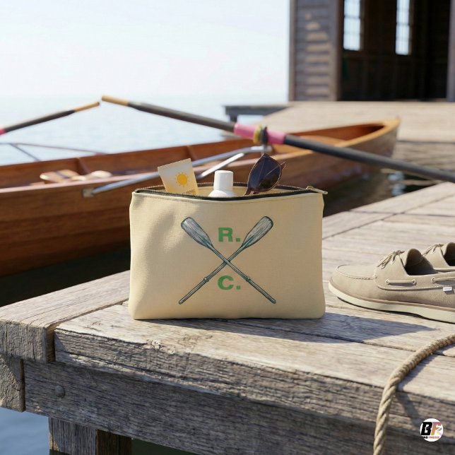 R.C. Initials Nautical Rowing Oars Accessory Pouch (Creator Uploaded)