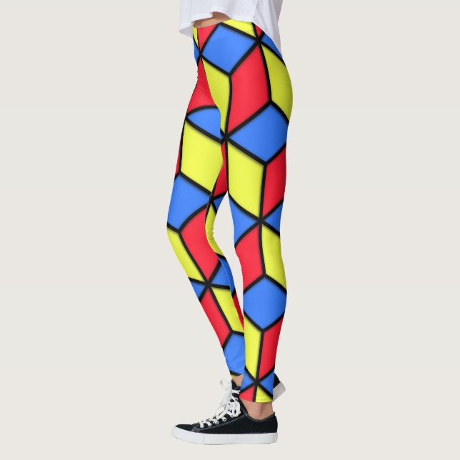 R Cube Look Leggings (Left)
