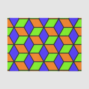 R Cube Look Tissue Paper