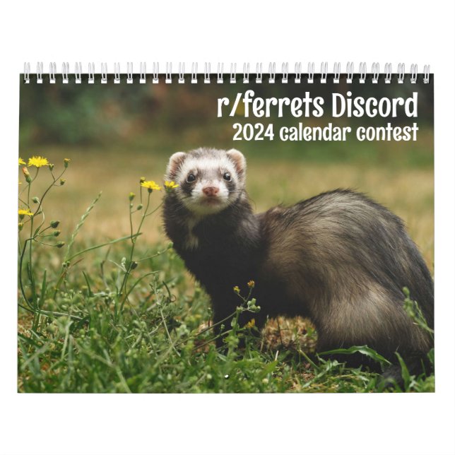 r/ferrets 2024 contest calendar (Cover)
