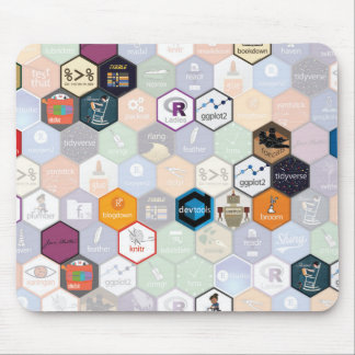 R hex mouse mat