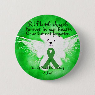 R.I.P.Angels of Sandy Hooks Elemtary School_Button 6 Cm Round Badge