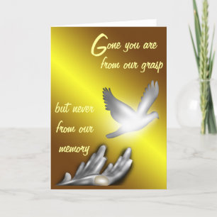 R.I.P/Condolence/In Memory of  Card