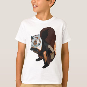 R is for Red and White Flying Squirrel T-Shirt