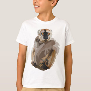 R is for Red Fronted Brown Lemur T-Shirt