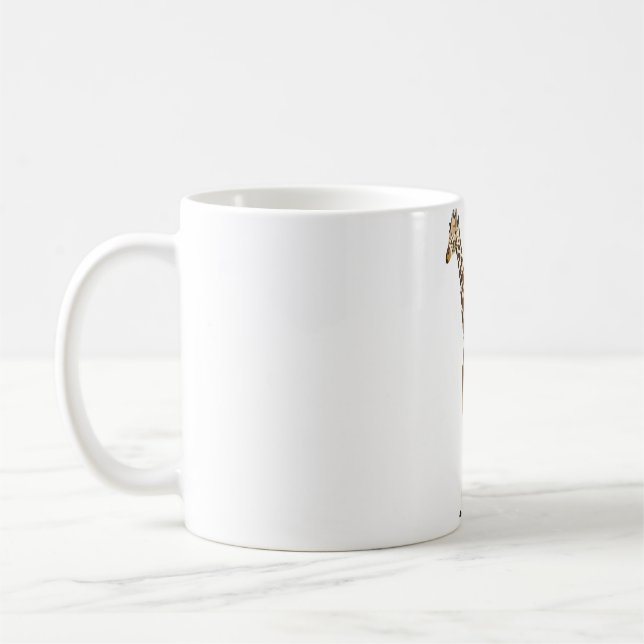 R is for Reticulated Giraffe Coffee Mug (Left)