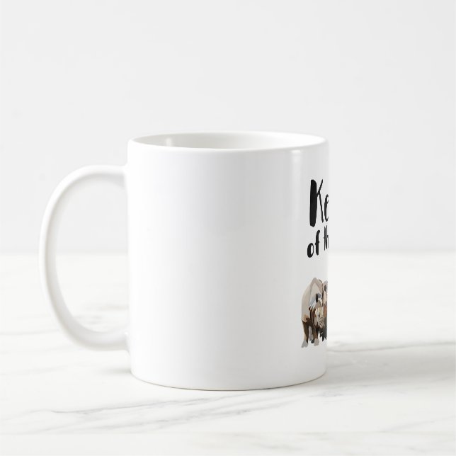 R is for Rhino  Coffee Mug (Left)