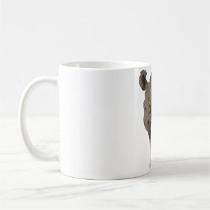R is for Rhino  Coffee Mug