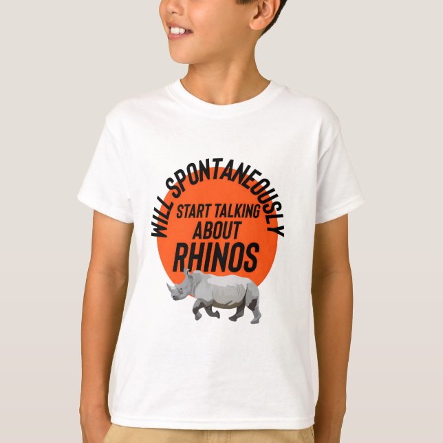 R is for Rhino  T-Shirt (Front)
