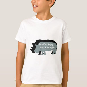 R is for Rhino  T-Shirt