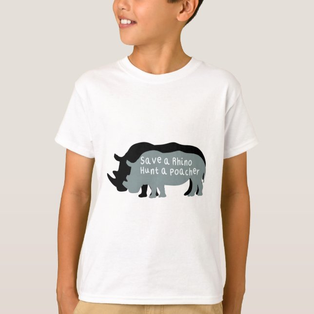 R is for Rhino  T-Shirt (Front)